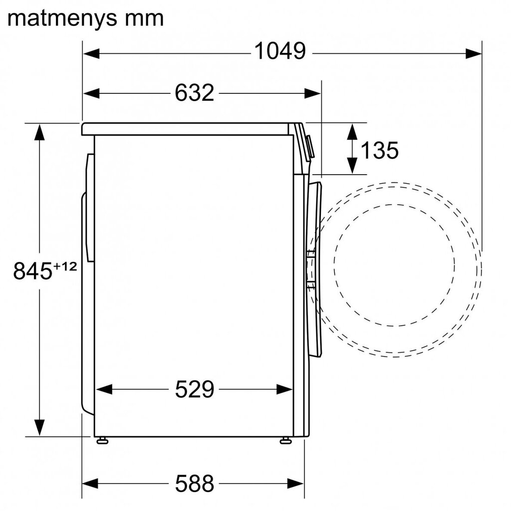 Bosch WGG1440ISN kaina ir informacija | Skalbimo mašinos | pigu.lt