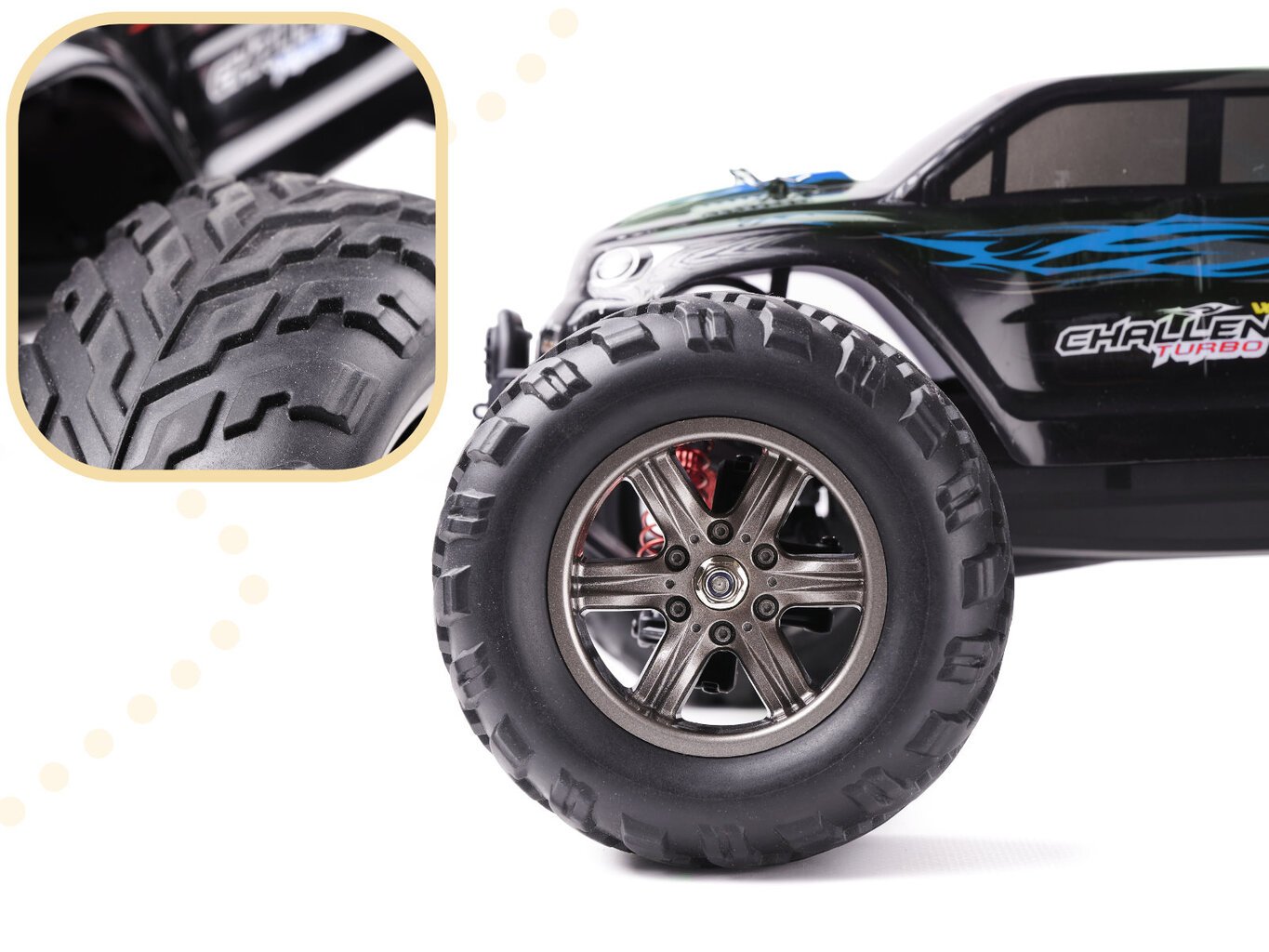 Машина Rc Monster Truck 1:12 2.4GHz X9115, обновленная версия цена | pigu.lt