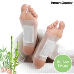 Детокс-пластыри для ног Bamboo InnovaGoods, 10 шт. цена и информация | Кремы, лосьоны для тела | pigu.lt