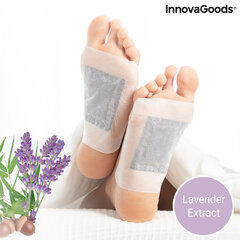 Детокс-пластыри для ног Lavender InnovaGoods, 10 шт. цена и информация | Кремы, лосьоны для тела | pigu.lt