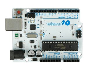 Velleman VMA100 ATmega328 Uno - modulis suderinamas su Arduino kaina ir informacija | Atviro kodo elektronika | pigu.lt