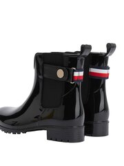 Guminiai batai moterims Tommy Hilfiger 48779, juodi цена и информация | Женские резиновые сапоги | pigu.lt