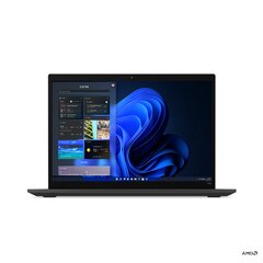 Компьютер Lenovo ThinkPad  T14s (Gen 3) Black, 14 ", IPS, WUXGA, 1920 x 1200, Anti-glare, AMD Ryzen 5 PRO, 6650U, 16 GB, Soldered LPDDR5-6400, SSD 256 GB, AMD Radeon 660M Graphics, No Optical drive, W цена и информация | Ноутбуки | pigu.lt