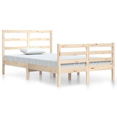 Каркас кровати, 120x200 см, массив сосны цена и информация | Кровати | pigu.lt