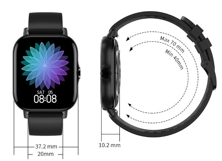 DT NO.1 DT94 Gold kaina ir informacija | Išmanieji laikrodžiai (smartwatch) | pigu.lt