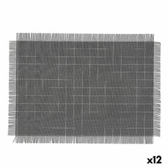 Подставка под горячее Bidasoa Ikonic Чёрный PVC (47,5 x 29,5 cm) (Pack 12x) цена и информация | Скатерти, салфетки | pigu.lt