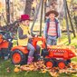 Didelis minamas traktorius su priekaba ir kastuvu - Falk Kubota, raudonas kaina ir informacija | Žaislai berniukams | pigu.lt