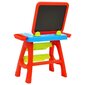Vaikiškas molberto ir mokymosi stalo žaidimų rinkinys, 3 in 1 kaina ir informacija | Lavinamieji žaislai | pigu.lt