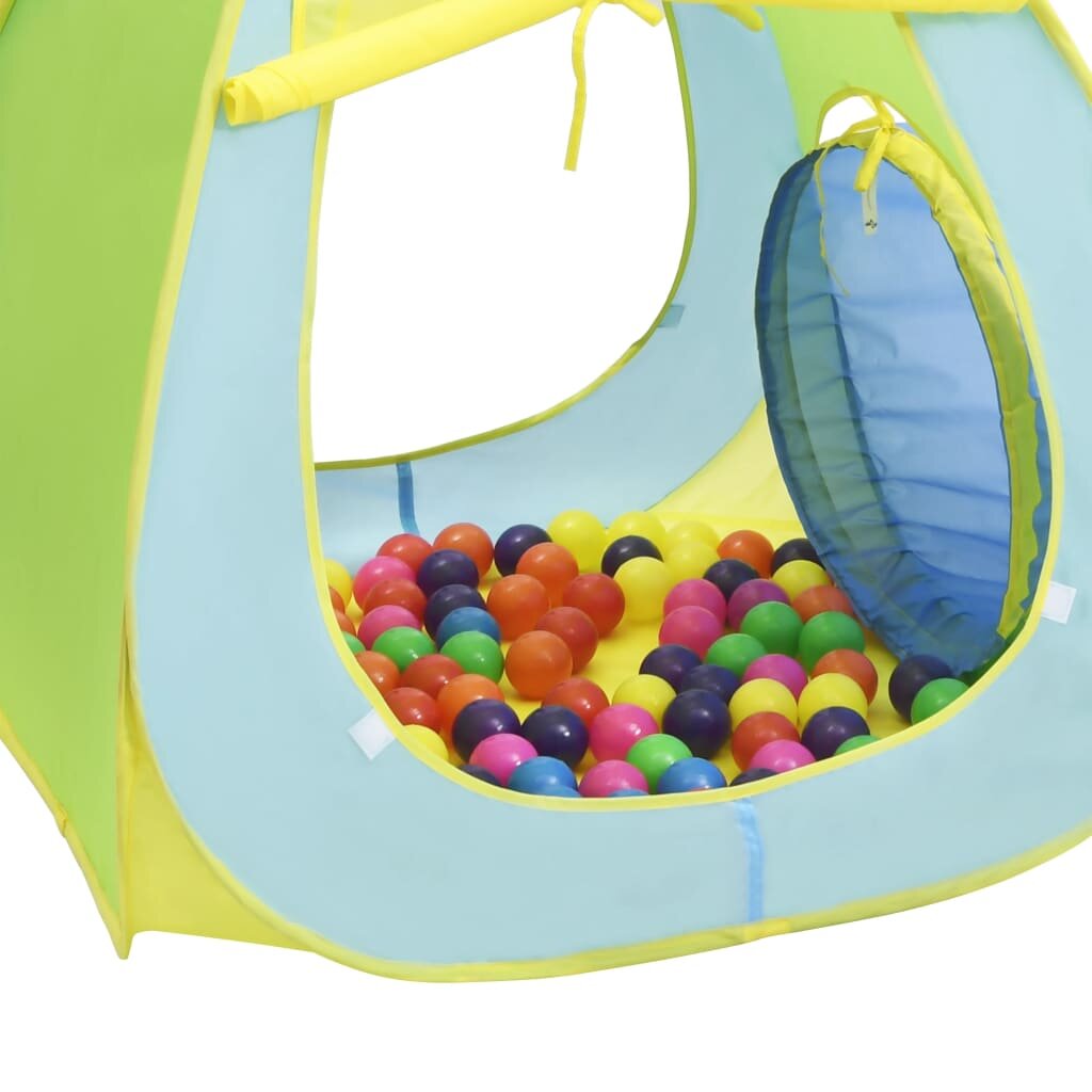 Vaikiška žaidimų palapinė su 100 kamuoliukų, įvairių spalvų kaina ir informacija | Vaikų žaidimų nameliai | pigu.lt