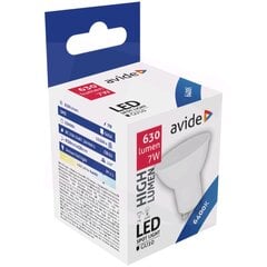 LED lemputė 7W GU10 100° 6K AVIDE kaina ir informacija | Elektros lemputės | pigu.lt