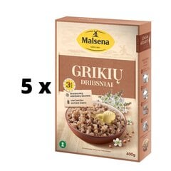 Grikių dribsniai Dribsnių Energija, 3 min, 400 g x 5 vnt. pakuotė kaina ir informacija | Kruopos, dribsniai, košės | pigu.lt