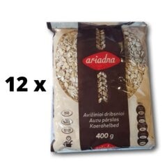 Овсяные хлопья Ariadna, упаковка 12 шт. по 400 г. цена и информация | Каши, крупы, хлопья | pigu.lt