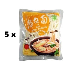 Паста NBH Udon Noodle, 200 г x 5 шт. упаковка цена и информация | Макароны | pigu.lt