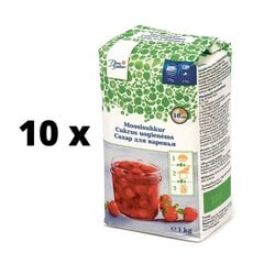 Cukrus DANSUKKER, uogienėms, 1 kg x 10 vnt. pakuotė kaina ir informacija | Priedai maistui ruošti | pigu.lt