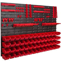 Dirbtuvių lentyna Botle, 56 dėžės kaina ir informacija | Įrankių dėžės, laikikliai | pigu.lt