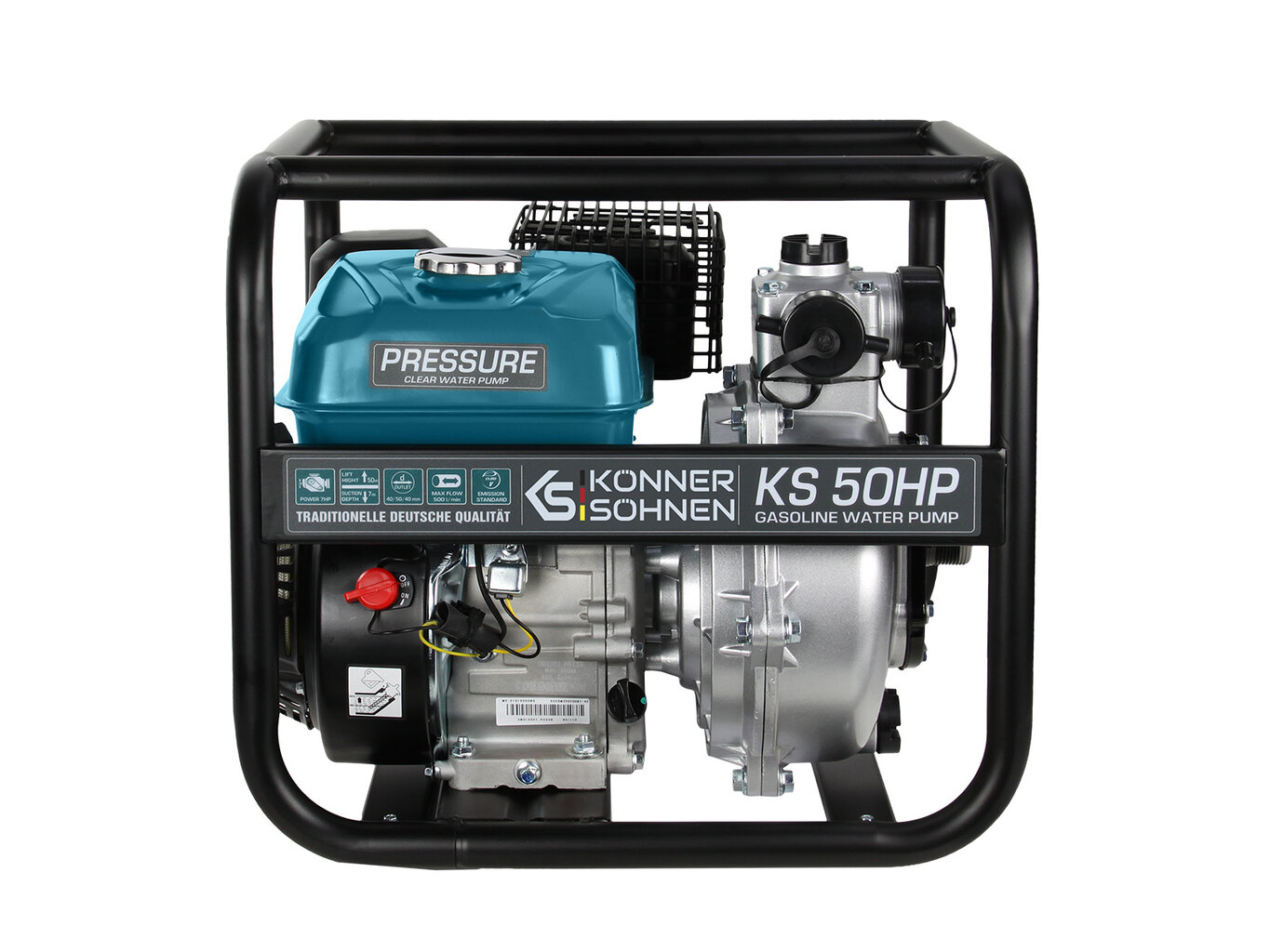 Aukšto slėgio vandens siurblys Könner &Söhnen KS 50HP kaina ir informacija | Benzininiai vandens siurbliai | pigu.lt