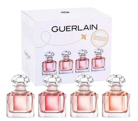 Miniatiūrų rinkinys Guerlain Mon moterims: kvapusis vanduo EDP, 2 x 5ml + Florale kvapusis vanduo EDP, 5ml + Bloom Of Rose tualetinis vanduo EDT, 5ml kaina ir informacija | Kvepalai moterims | pigu.lt