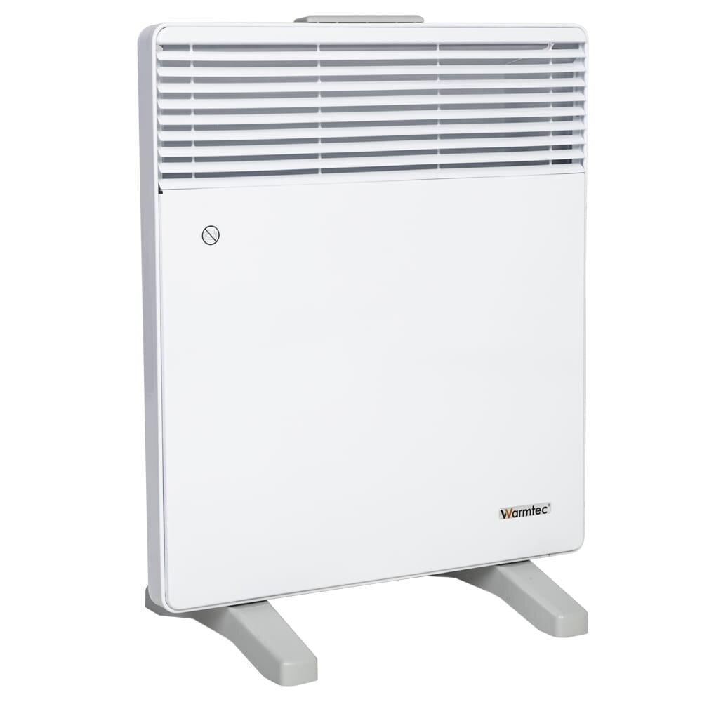 Konvekcinis šildytuvas 60 х 45 х 8 cm WARMTEC EWX-1500, termostatas, 1500 W, baltas kaina ir informacija | Šildytuvai | pigu.lt