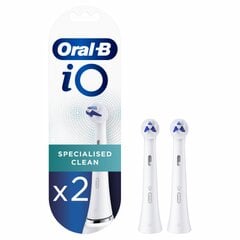 Oral-B iO Specialised Clean White 2шт. цена и информация | Насадки для электрических зубных щеток | pigu.lt