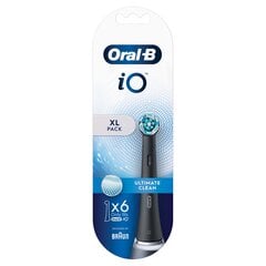 Oral-B iO Ultimate Clean Black XL цена и информация | Насадки для электрических зубных щеток | pigu.lt