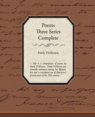 Poems Three Series Complete цена и информация | Энциклопедии, справочники | pigu.lt