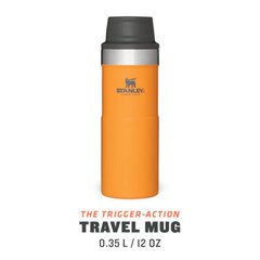 Термокружка The Trigger-Action Travel Mug Classic, шафраново-желтого цвета, 0.35 л  цена и информация | Термосы, термокружки | pigu.lt