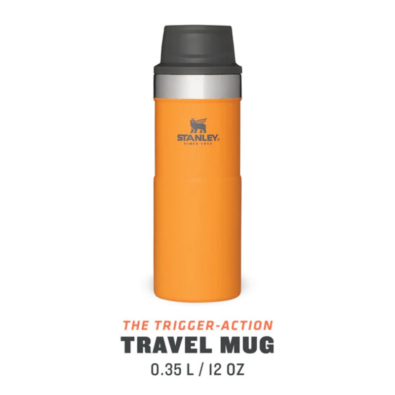 Terminis puodelis Trigger-Action Travel Mug Classic 0,35L šafrano geltonos spalvos цена и информация | Termosai, termopuodeliai | pigu.lt