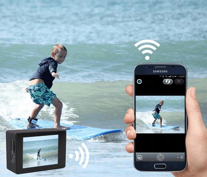 SPORTO KAMEROS 4K Wi-Fi ORLLO XPRO-GO kaina ir informacija | Veiksmo ir laisvalaikio kameros | pigu.lt