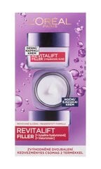 Veido kremų rinkinys L'Oréal Paris Revitalift filler: dieninis kremas, 50 ml + naktinis kremas, 50 ml kaina ir informacija | Veido kremai | pigu.lt