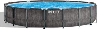 Baseinas Intex Greywood Prism Frame, 549x122cm, su kasetine filtrų sistema kaina ir informacija | Baseinai | pigu.lt