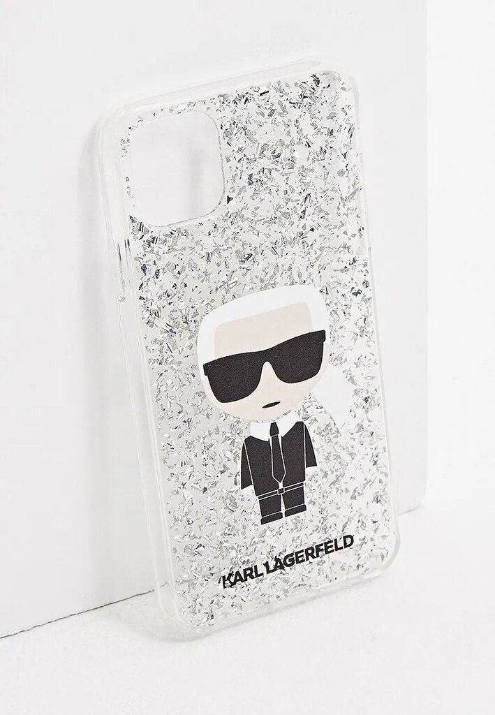Telefono dėklas Karl Lagerfeld, skirtas Apple iPhone 11 Pro Max KLHCN65TRKI, baltas kaina ir informacija | Telefono dėklai | pigu.lt