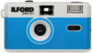 Ilford Sprite 35-II, silver/blue цена и информация | Мгновенные фотоаппараты | pigu.lt