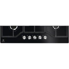 Electrolux KGG75362K Juoda Įmontuoti 74 cm Dujinė 5 zone(s) kaina ir informacija | Kaitlentės | pigu.lt