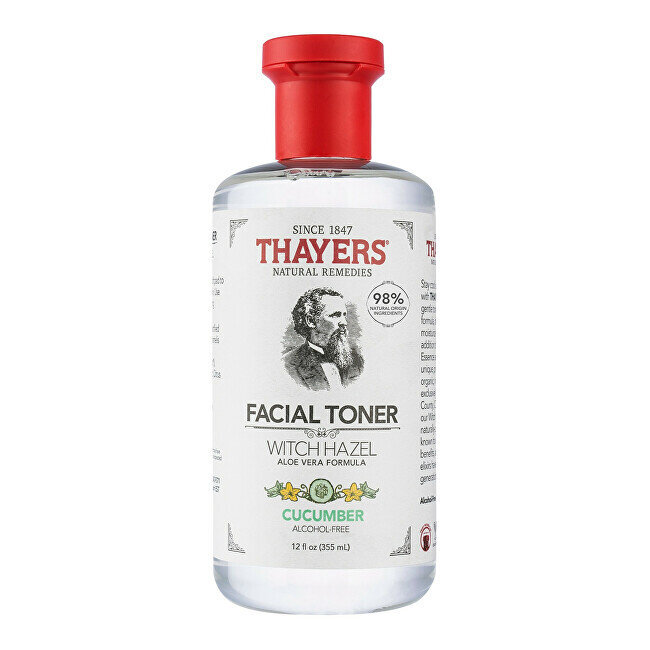 Veido tonikas Thayer's Cucumber Alcohol Free Aloe Vera Toner, 355 ml kaina ir informacija | Veido prausikliai, valikliai | pigu.lt