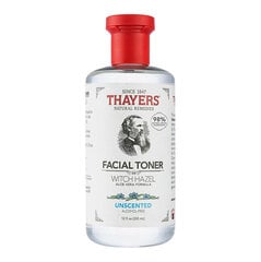 Veido tonikas Thayer's Unscented Alcohol Free Aloe Vera Toner, 355 ml kaina ir informacija | Veido prausikliai, valikliai | pigu.lt