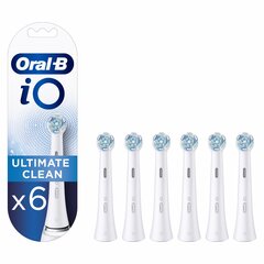 Oral-B iO Ultimate Clean White XL kaina ir informacija | Elektrinių dantų šepetėlių antgaliai | pigu.lt