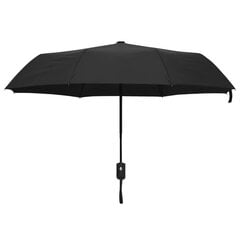 Automatinis sulankstomas skėtis, juodos spalvos, 95cm kaina ir informacija | Moteriški skėčiai | pigu.lt