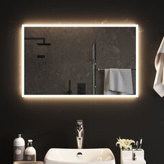 Vonios kambario LED veidrodis, 80x50cm kaina ir informacija | Veidrodžiai | pigu.lt