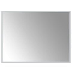 Vonios kambario LED veidrodis, 80x60cm kaina ir informacija | Veidrodžiai | pigu.lt