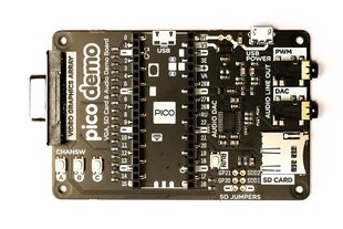 Pimoroni Pico VGA Demo Base - garso/vaizdo išplėtimas, skirtas Raspberry Pi Pico - Pimoroni PIM553 цена и информация | Динозавр Silverlit Mega Dino Biopod | pigu.lt