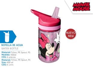 Gertuvė Minnie Mouse, 400ml цена и информация | Фляги для воды | pigu.lt