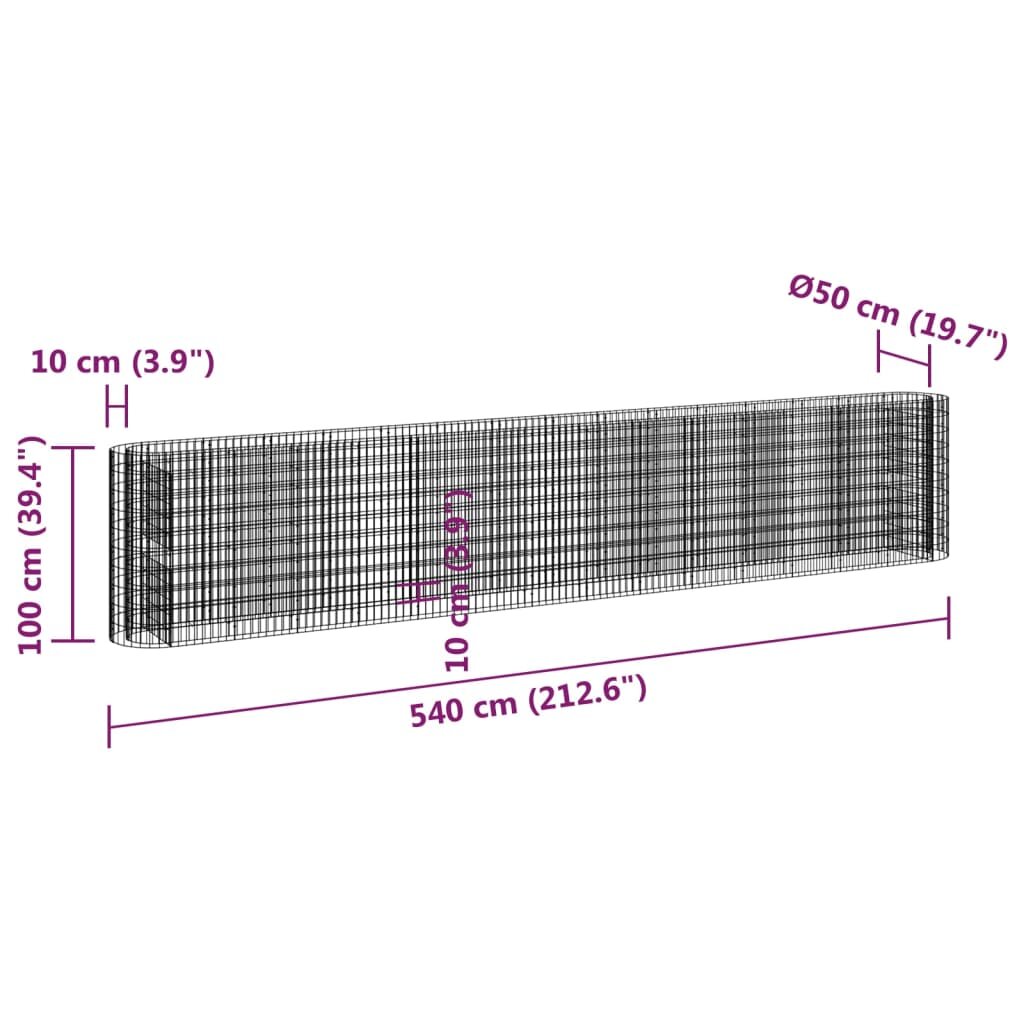 Gabiono lovelis 100 cm kaina ir informacija | Vazonėliai daiginimui ir persodinimui | pigu.lt