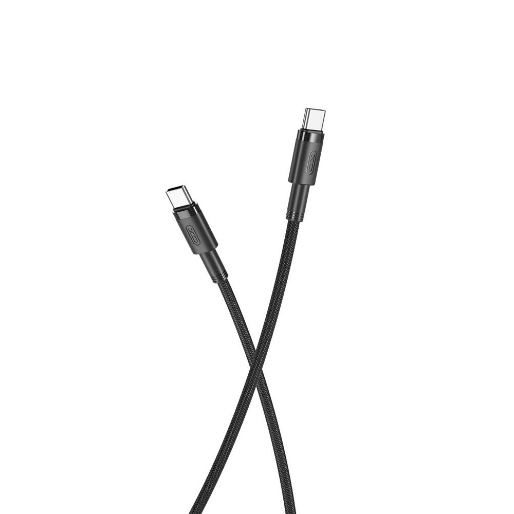 XO cable NB-Q199 PD USB-C - USB-C 1,5m 100W black kaina ir informacija | Laidai telefonams | pigu.lt