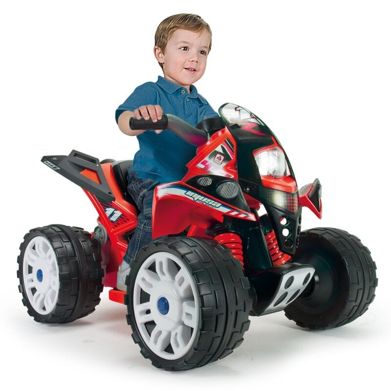 Vaikiškas elektrinis keturratis Injusa Beast, raudonas kaina ir informacija | Elektromobiliai vaikams | pigu.lt
