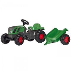 Didelis minamas traktorius su priekaba Rolly Toys Fendt, žalias kaina ir informacija | Žaislai berniukams | pigu.lt