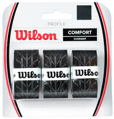 Apvijos Wilson Profile Comfort Overgrip 3vnt. kaina ir informacija | Lauko teniso prekės | pigu.lt