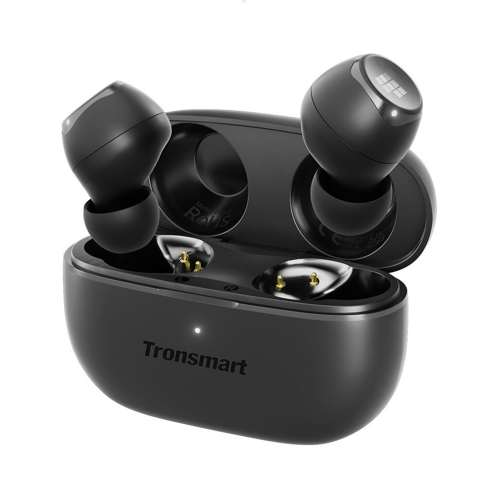 TronsmArt Onyx Pure Hybrid Dual Driver TWS Bluetooth 5.3 Black kaina ir informacija | Ausinės | pigu.lt