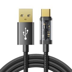 Joyroom USB - USB Type C 3A 1.2m S-UC027A12 kaina ir informacija | Laidai telefonams | pigu.lt