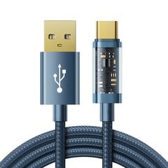 Joyroom USB - USB Type C 3A 1.2 м S-UC027A12 цена и информация | Кабели для телефонов | pigu.lt