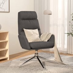 Poilsio kėdė, tamsiai pilkos spalvos kaina ir informacija | Lauko kėdės, foteliai, pufai | pigu.lt